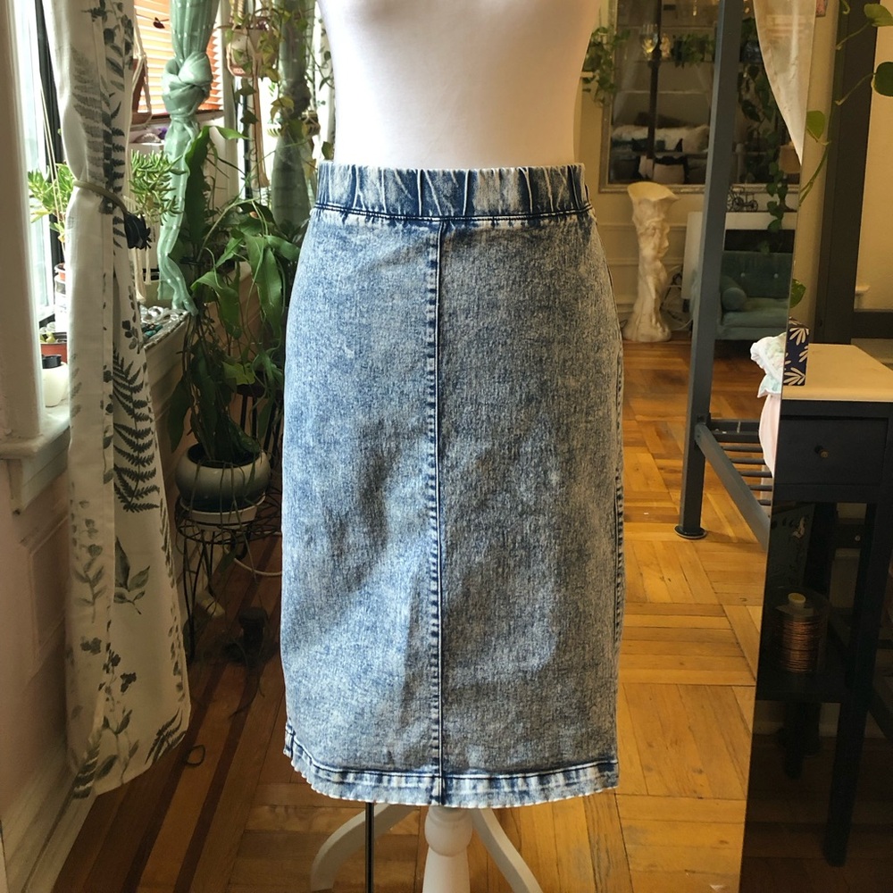 VINTAGE BOOM BOOM CLASSIC DENIM PENCIL SKIRT 🍑